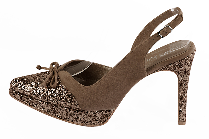 chaussure ouverte argenté